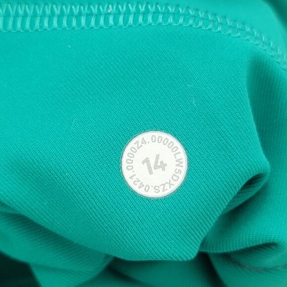 Lululemon Swift Speed High-Rise Tight 25" Emerald Ice Green Sz 14 Athletic Gorp - Picture 16 of 16